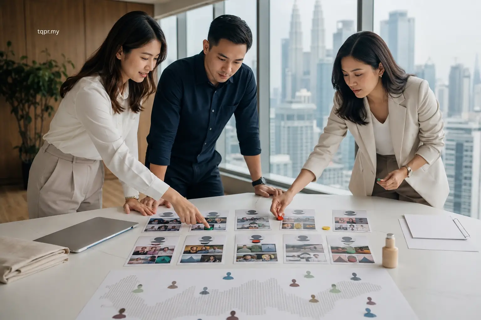 Brand team reviewing creator fit and risk factors when deciding how to choose influencers in Malaysia.