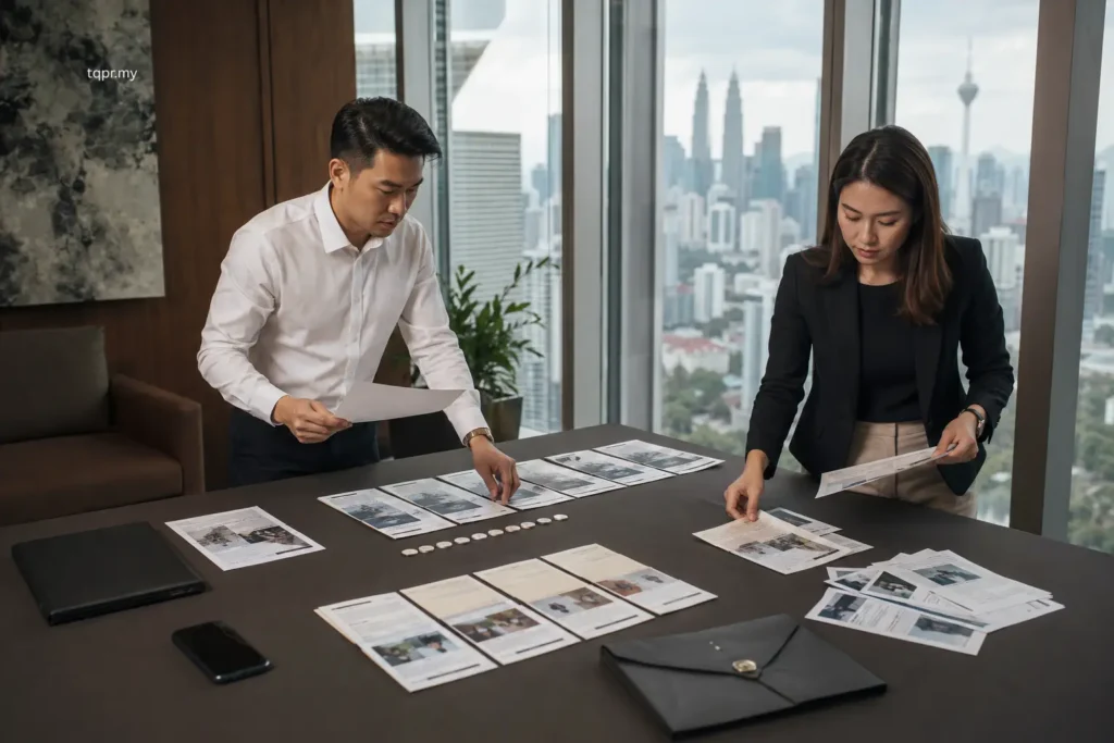 What Does Media Monitoring Include and Is It Worth Paying For? 2 Media analysts validating media monitoring results and separating original coverage from duplicates and false matches.