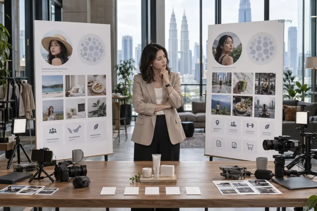 How Much Does Influencer Marketing Cost in Malaysia? 2 Two Malaysian influencer profiles with similar audience scale but different content quality, audience fit and commercial requirements.