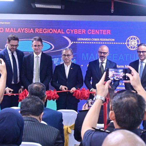 Leonardo Regional Cyber Centre Malaysia 5 Ribbon Cutting 1